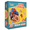 Human Heart Floor Kids Puzzle - Dr. Livingston's Unique Shaped 100 Piece Science Puzzles for Kids