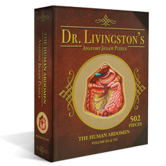 Human Abdomen Anatomy Jigsaw Puzzle | Unique Shaped Science Puzzles with Accurate Medical Illustrations