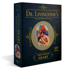 Human Heart Anatomy Jigsaw Puzzle | Dr. Livingston's Unique Shaped Science Puzzles