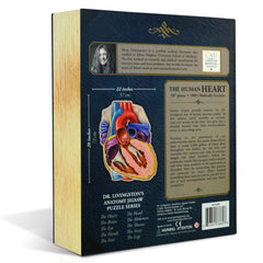 Human Heart Anatomy Jigsaw Puzzle | Dr. Livingston's Unique Shaped Science Puzzles
