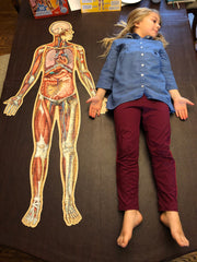 Bundle - Kids Anatomy Puzzle Bundle | Full Body, Heart, Brain | Three 100-Piece Puzzles